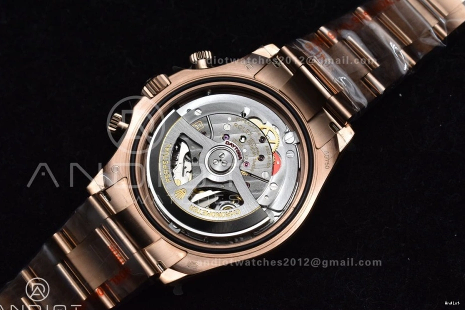 RG on Bracelet Best Dial RG 1:1 Edition QF 116505 Daytona Black SH4130 (Gain Weight) V3 0407